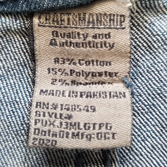 PD&C Men’s Stretch Tapered Leg Jeans Sz. 44 - Picture 10 of 11